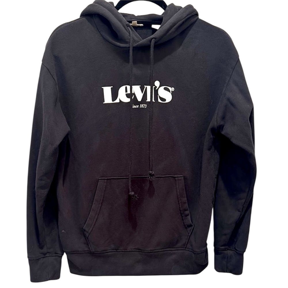 Levi's Black Pullover Hoodie Sweatshirt. Women’s XS